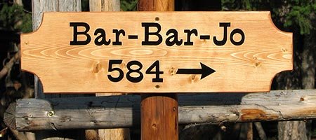address sign